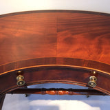 Antique Mahogany Kidney Shaped Writing Table - Top View Two