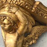 Pair of 19th Century Italian Carved Limewood & Gilt Wall Brackets - Detail View - 2