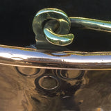 Georgian Oval Copper Peat Bucket - Handle Detail View - 4