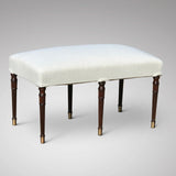 A Fine Regency Mahogany 6 Leg Stool - Main View -1