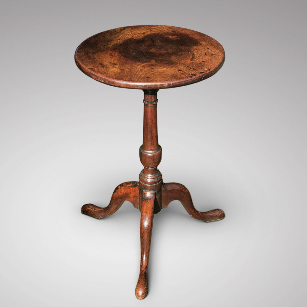 George III Mahogany Wine/Lamp Table