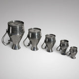 Set of 5 19th Century Irish Pewter Measures - Main View - 2