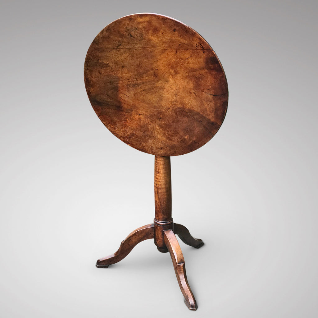 18th Century Tilt Top Walnut Tripod Table - Main View - 2