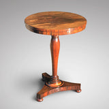 William IV Rosewood Circular Tilt Top Lamp Table - Main View - 1