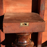 William IV Rosewood Circular Tilt Top Lamp Table - Detail View - 5