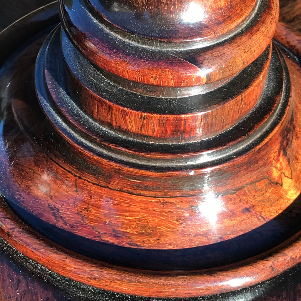 William IV Rosewood Circular Tilt Top Lamp Table - Detail View - 6