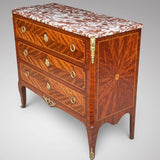 19th Century French Kingwood Marble Topped Commode - Main View - 2