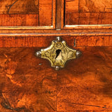 Early 18t Century Oak & Walnut Chest of Drawers - Escutcheon Detail View - 6