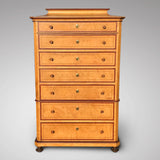 19th Century Painted Chest on Chest with Concave Top - Front View - 2