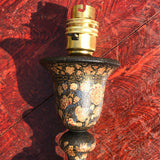 Pair of 19th Century Painted Kashmir Table Lamps - Top View - 5