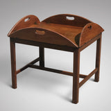 Georgian Mahogany Butlers Tray on Stand - Main View - 2